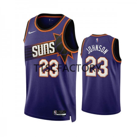 Canotte Uomo Phoenix Suns Cameron Johnson 23 Nike 2022-23 Icon Edition Viola Swingman